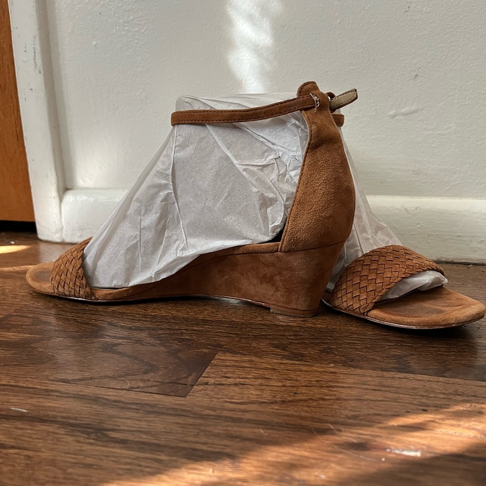 Ann Taylor 8.5 Braided Wedge Heels